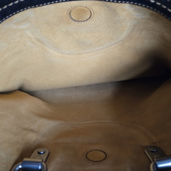 Coach 1941 Rogue Brief  Glovetanned Pebbled Leather Black style 11104 - Picture 8 of 12